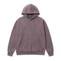 Qwecridj™ Garment-Washed Pullover Hoodie – Unisex Oversized Hoodie, Premium Fleece Sweatshirt, Minimal Streetwear Essential